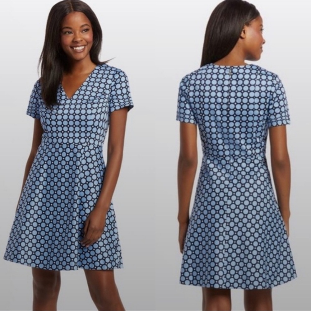 NWOT Draper James Multi Dot Love Circle Dress